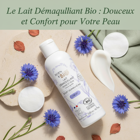 Le lait démaquillant bio : douceur et confort pour votre peau