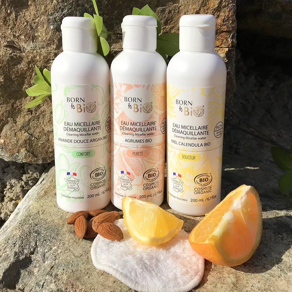 Eau Micellaire Miel Calendula Bio - Douceur Apaisante 3 en 1
