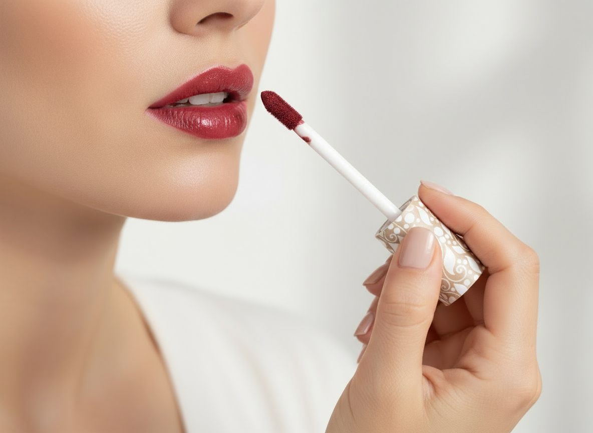 Rouge à Lèvres Liquide Bio - Couleur Intense Longue Tenue