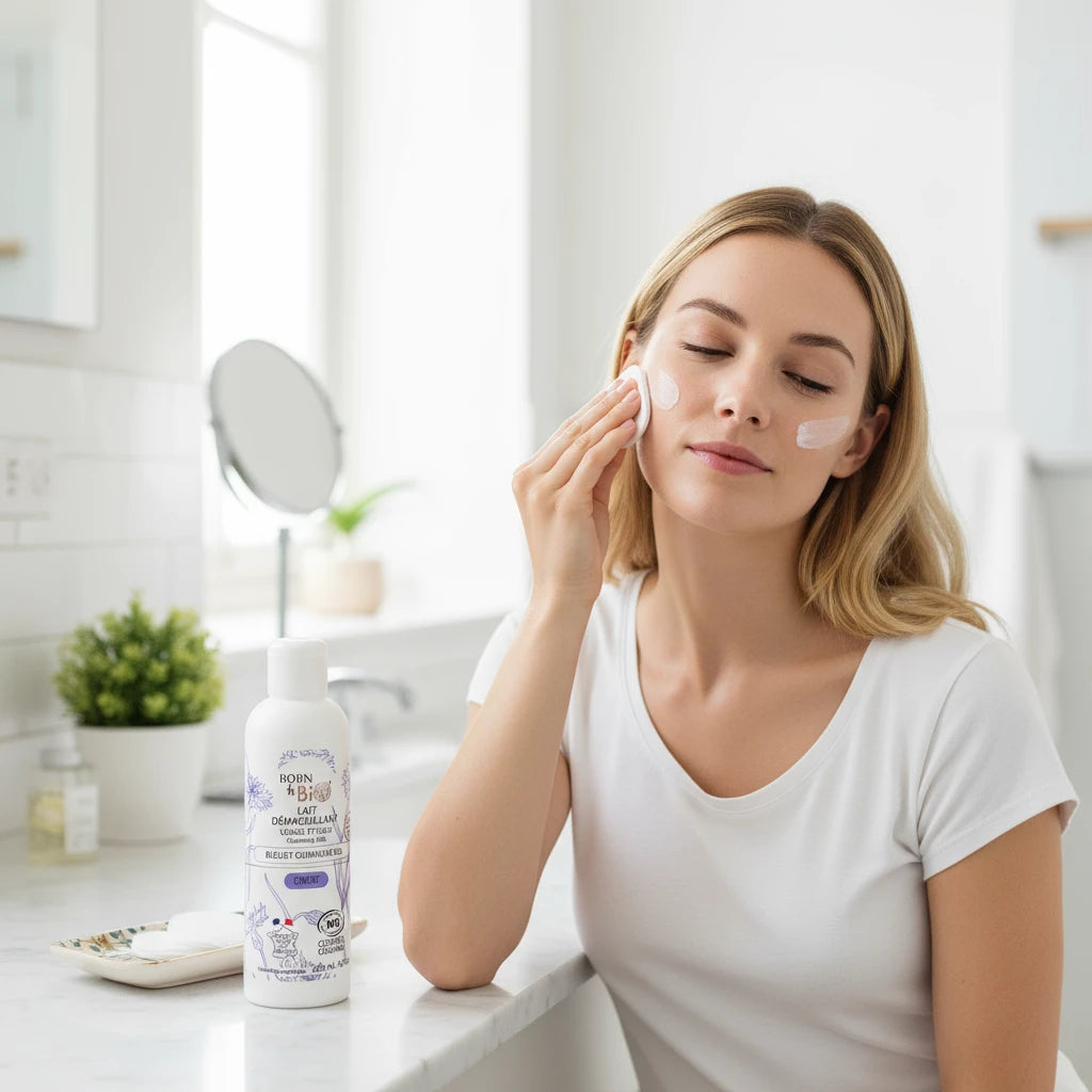 Lait Démaquillant Confort Bleuet Bio - Douceur Apaisante