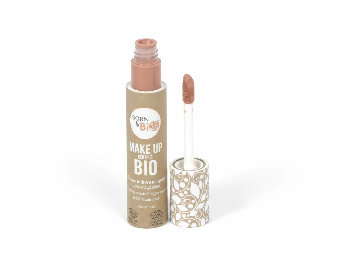 Rouge à Lèvres Liquide Bio - Couleur Intense Longue Tenue