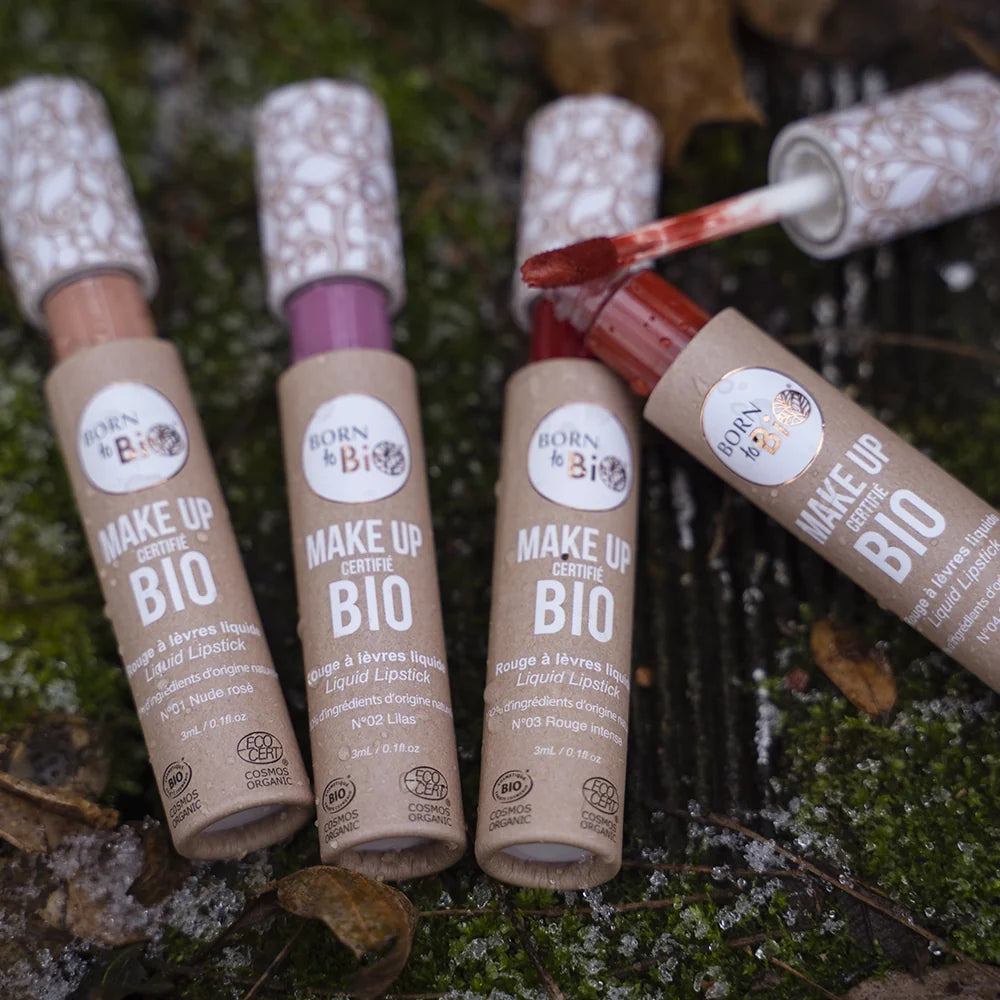 Rouge à Lèvres Liquide Bio - Couleur Intense Longue Tenue