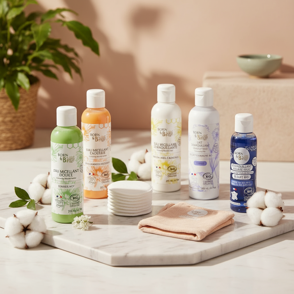 Démaquillant nettoyant bio vegan naturel